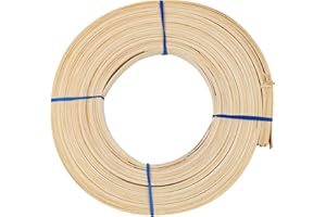 UNIQANTIQ HARDWARE SUPPLY 7/8" Flat Reed # 7 | 1 Pound Coil | Rattan Reed for Basket Weaving and Wicker Furniture Making | Basketry, Wicker Weaving and Wicker Repair Supplies | UA-78FR
