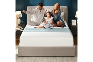 Seventable Full Size Mattress, 6 Inch Cooling Gel Memory Foam Mattress in a Box, Medium Firm, Fiberglass Free, Pressure Relief & Breathable, CertiPUR-US Certified, White