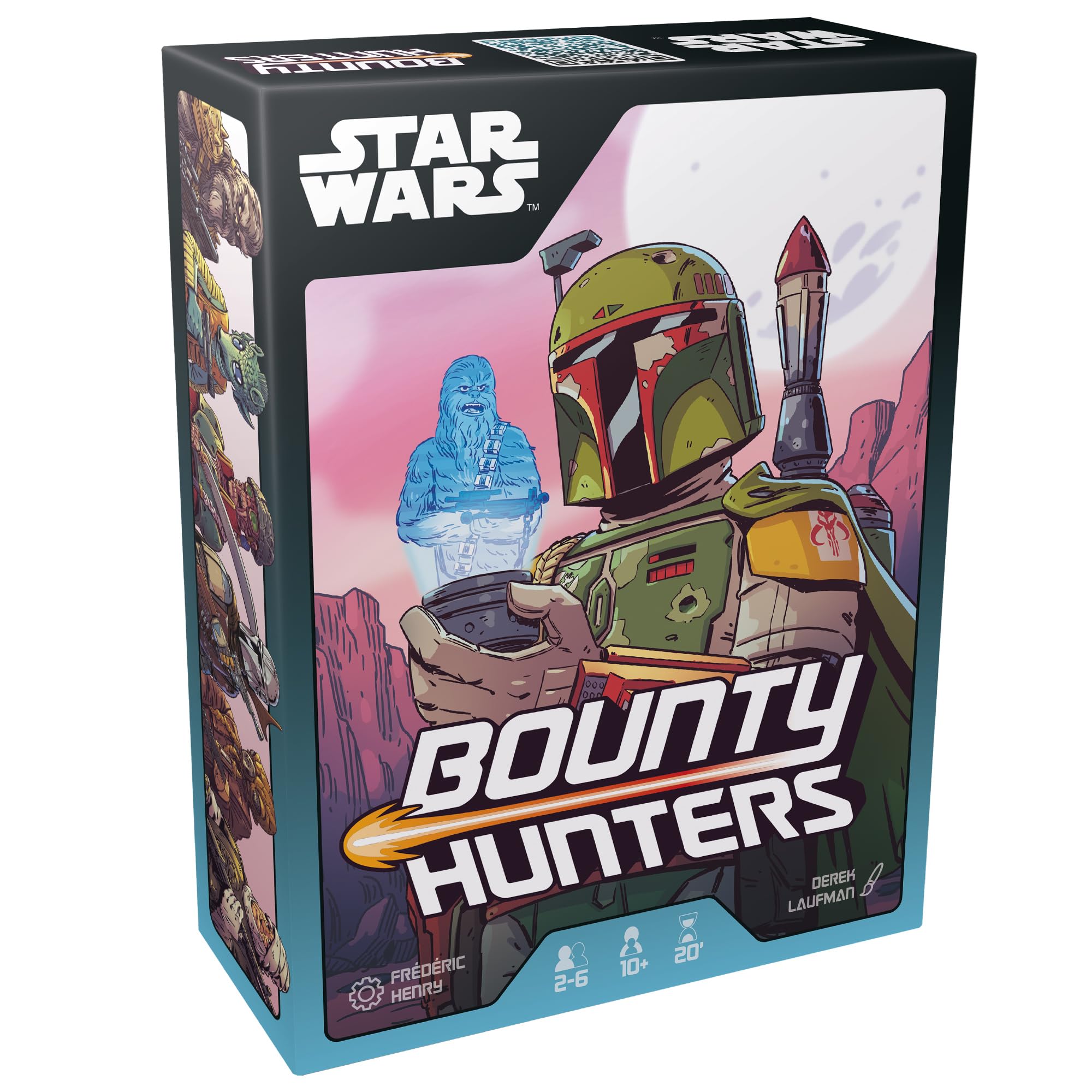 Zygomatic | Bounty Hunters | Card Game | Ages 10+ | 2-6 Players | 20 Minutes Playing Time