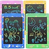 4 Pack LCD Writing Tablet for Kids 8.5 Inch Colorful Electronic Writing Drawing Pads Portable Doodle Board Gifts Travel Toys for Kids Boys Girls 3 4 5 6 Year Old