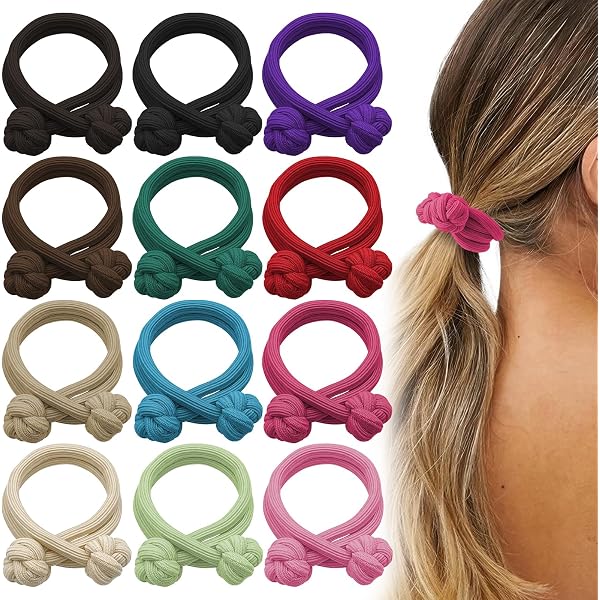 Threddies Jumbo-Knoten-Haargummi 4er Set – Extra Groß, Dehnbar, Ideal Für Naturhaar, Dreadlocks & Dickes Haar