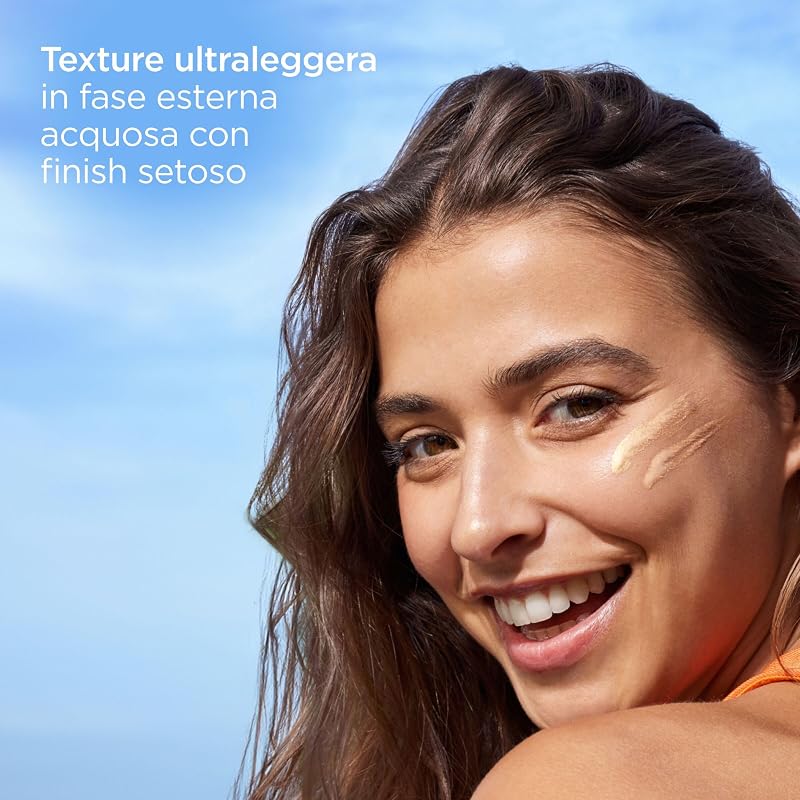 Fusion Water MAGIC Glow SPF 50 (50 ml) | Crema Solare Viso con Effetto Illuminante Glow | Leggera e Fase Esterna Acquosa