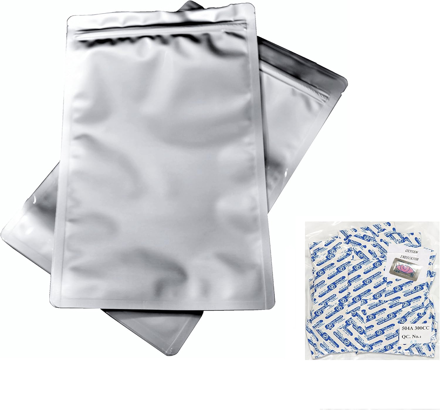 50, 1 QUART 7 x 10 inch 300cc Absorbers Pleasant Grove Farm 7 MIL Zip