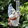 thumbnail interactive-video image 1 of FORUP Santa Gnome Rain Gauge - Resin Garden Statue With Plastic Rain Measurement Tube 1 of 10