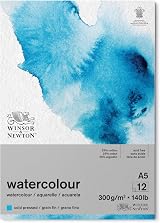 Winsor & Newton Watercolour Paper Pad A5 12 Sheets 300 g/m Cold Pressed