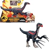 Mattel Jurassic World Chaos Theory Slash N Roar Therizinosaurus Dinosaur Action Figure Toy, Attack Claws &amp; Sound, Digital Play