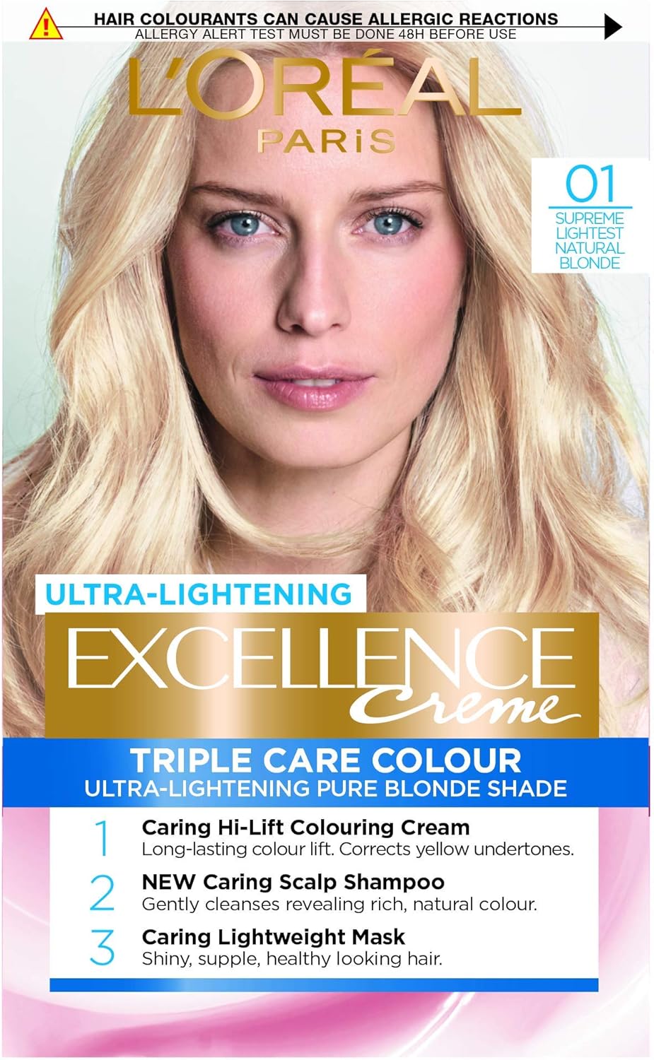 L Oreal Excellence 01 Supreme Lightest Natural Blonde Permanent