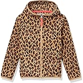 Amazon Essentials Girls and Toddlers' Polar Fleece Full-Zip Hooded Lightweight Jacket