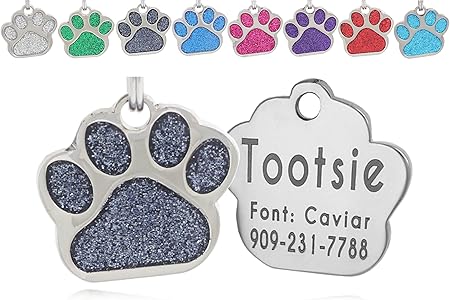 personalized dog id tags amazon
