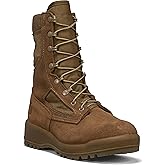 Belleville 550 ST Steel Toe Work Boots - Hot Weather Ready Tactical Boot - Shock Absorbent Midsole & Military Footwear - Highly Cushioned Midsole - Full-Grain Cattlehide Leather