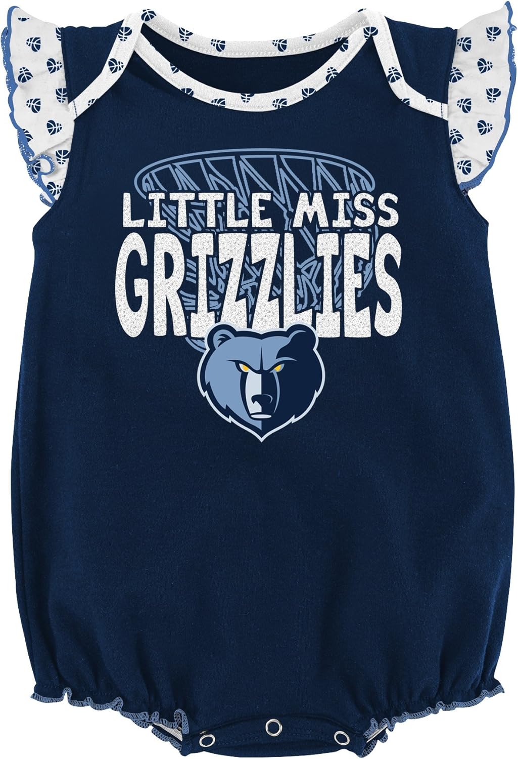 NBA Newborn NBA Newborn & Infant Heart Fan 2 Piece Onesie