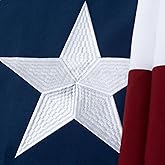 FLAGPARK Texas Flag 2x3 Heavy Duty Outdoor TX State Flags Embroidered Star Sewn Stripes 2 Brass Grommets for Outside