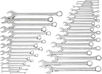 Gearwrench 44 Pc 12 Pt Combination Wrench Set Long Pattern Sae Metric 81919 Amazon Com