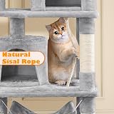 Yaheetech 158cm Multi-Level Cat Tree Tower with Condos Perches Hammock view 8