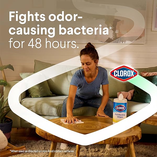 CLOROX DISINFECTING WIPES FLEX PACK, BLEACH FREE, FRESH SCENT, 75 COUNT, PACK OF 3 (PACK MAY VARY)