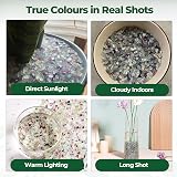 T4U Crystal Chips Stone Crushed Quartz Glass 900g Fluorite Decorative Gravel view 2