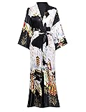 PRODESIGN Kimono Robe for Women - Long Satin
