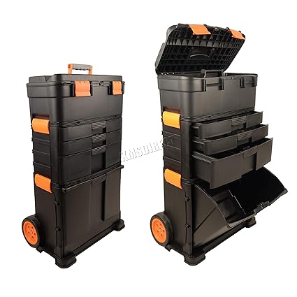 Westwood Portable Tool Box Organiser Trolley Heavy Duty Wheelie