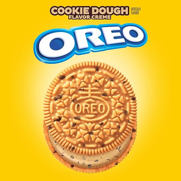OREO COOKIE DOUGH CREME SANDWICH COOKIES, LIMITED EDITION, 10.68 OZ