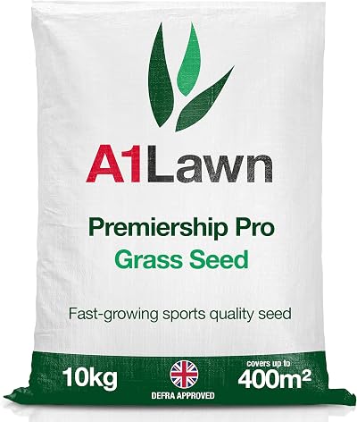 A1Lawn A1 Lawn Seed 10kg - DEFRA Certified Hard Wearing Sports Grass Mix