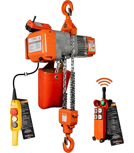 Prowinch 2200 lbs 1 Ton Electric Chain Hoist with Remote Control