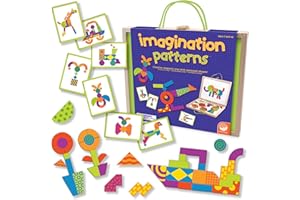 MindWare Imagination Patterns- Creative, Magnetic Play with Patterned Shapes!