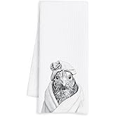 INDAJEDN Funny Chicken Gifts Hand Towels for Bathroom, Chicken Gifts for Women, Farmhouse Bathroom Decor, Animal Cabin Decor, 16x24 Inch