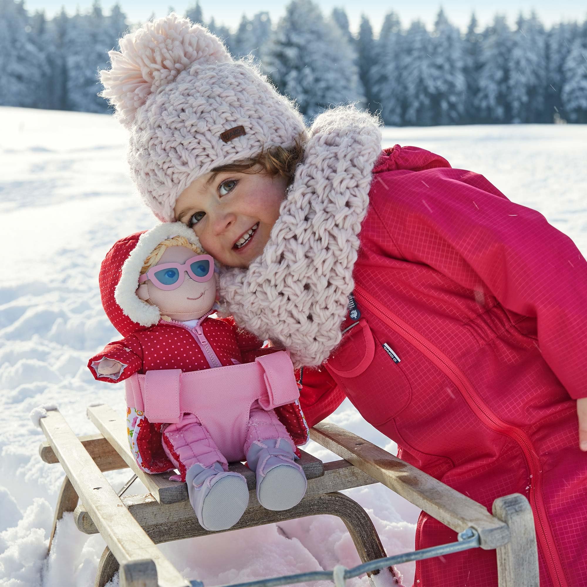 HABA Soft Doll Bike Seat – Baby Doll Accessories for Toddler and Seat Attachment for Scooters, Trikes & Bikes for Toddlers 18+ Months, Fits Most Plush Toys Up to 15”