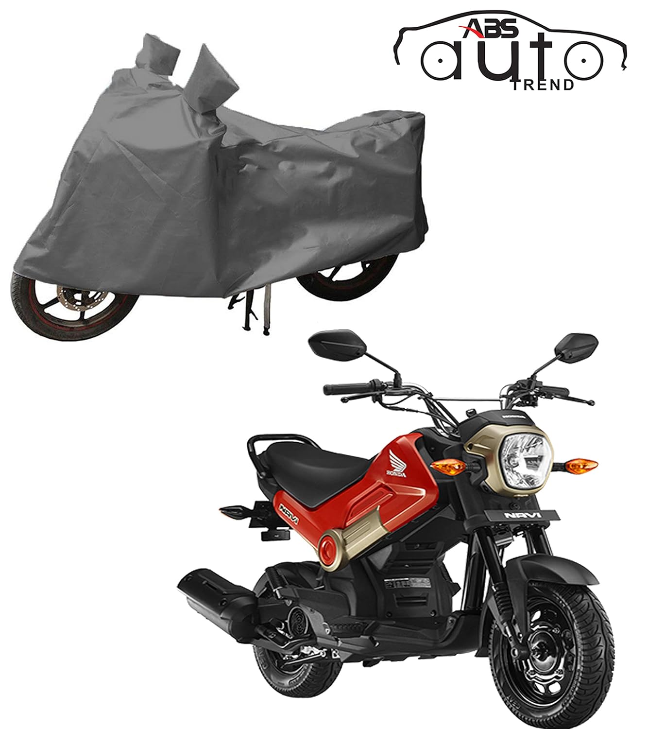 Abs Auto Trend Bike Body Cover For Honda Navi Grey Amazon In Car Motorbike