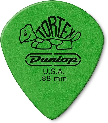 Amazon.com: Jim Dunlop Tortex Jazz III XL .88mm Green Guitar Picks