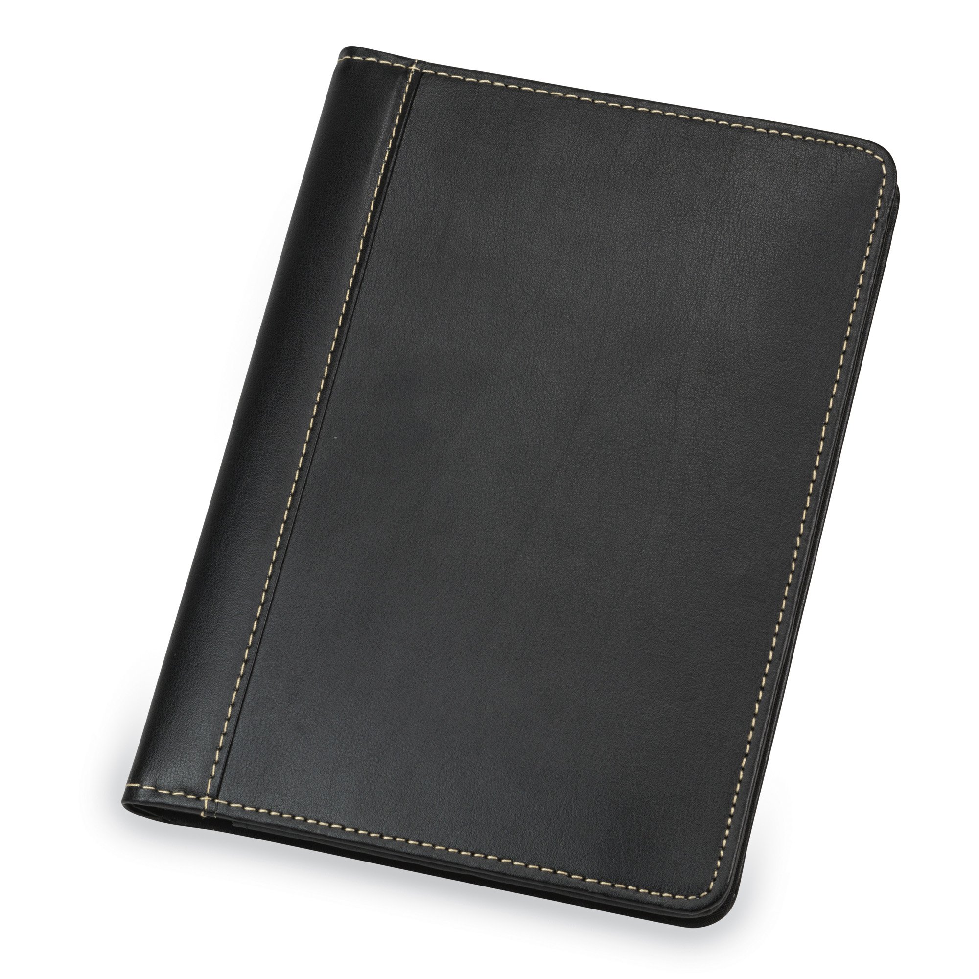 Samsill Contrast Stitch Leather Small Portfolio Junior Portfolio