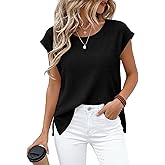 BTFBM Sweater Vest Women 2026 Spring Summer Cap Sleeve Crew Neck Casual Loose Business Tops Western Vacation Outfits