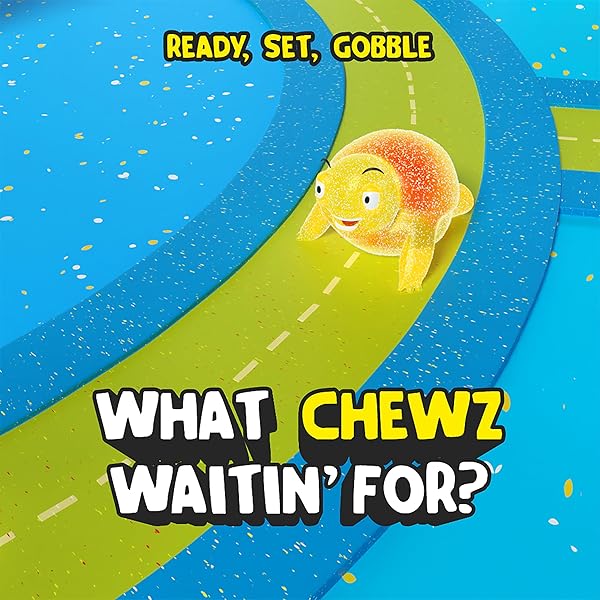 CHEWZME TANGY TURTLZ GUMMIES, INDIVIDUALLY WRAPPED TURTLE SHAPED JELLY-FILLED GUMMY AND CHEWY CANDY IN ASSORTED FLAVORS, 8.46 OUNCE (PACK OF 1)