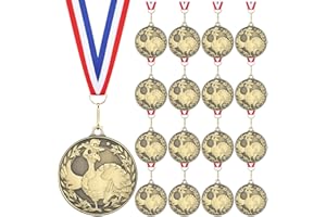 Huquary Thanksgiving Turkey Medals with Ribbons 2 Inch Turkey Trot Awards, Racing Prizes for Fall Parties, Holiday Decor & Festive Celebrations