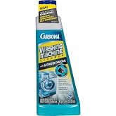 Carbona Washing Machine Cleaner with Activated Charcoal, 8.4 FL Oz, 1 Pack | Removes Odor-Causing Residues, Works in Standard &amp; High Efficiency Washing Machines