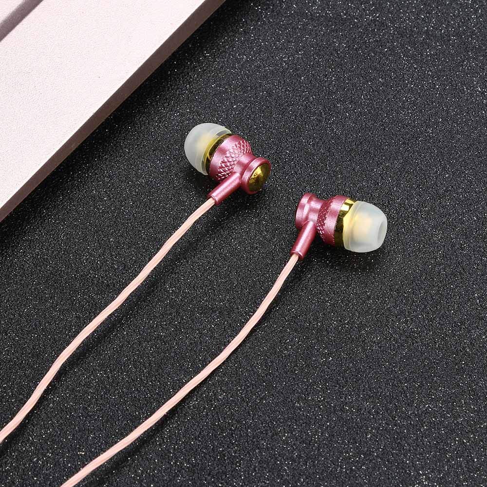 SUGEER 2020 Best Upgraded Radiation Free Headphones Earbuds Earphone Universal 3.5mm in-Ear Stereo Wired Earbuds Earphone with 1.2M Knitted Cable,Built-in Hands-Free Microphone