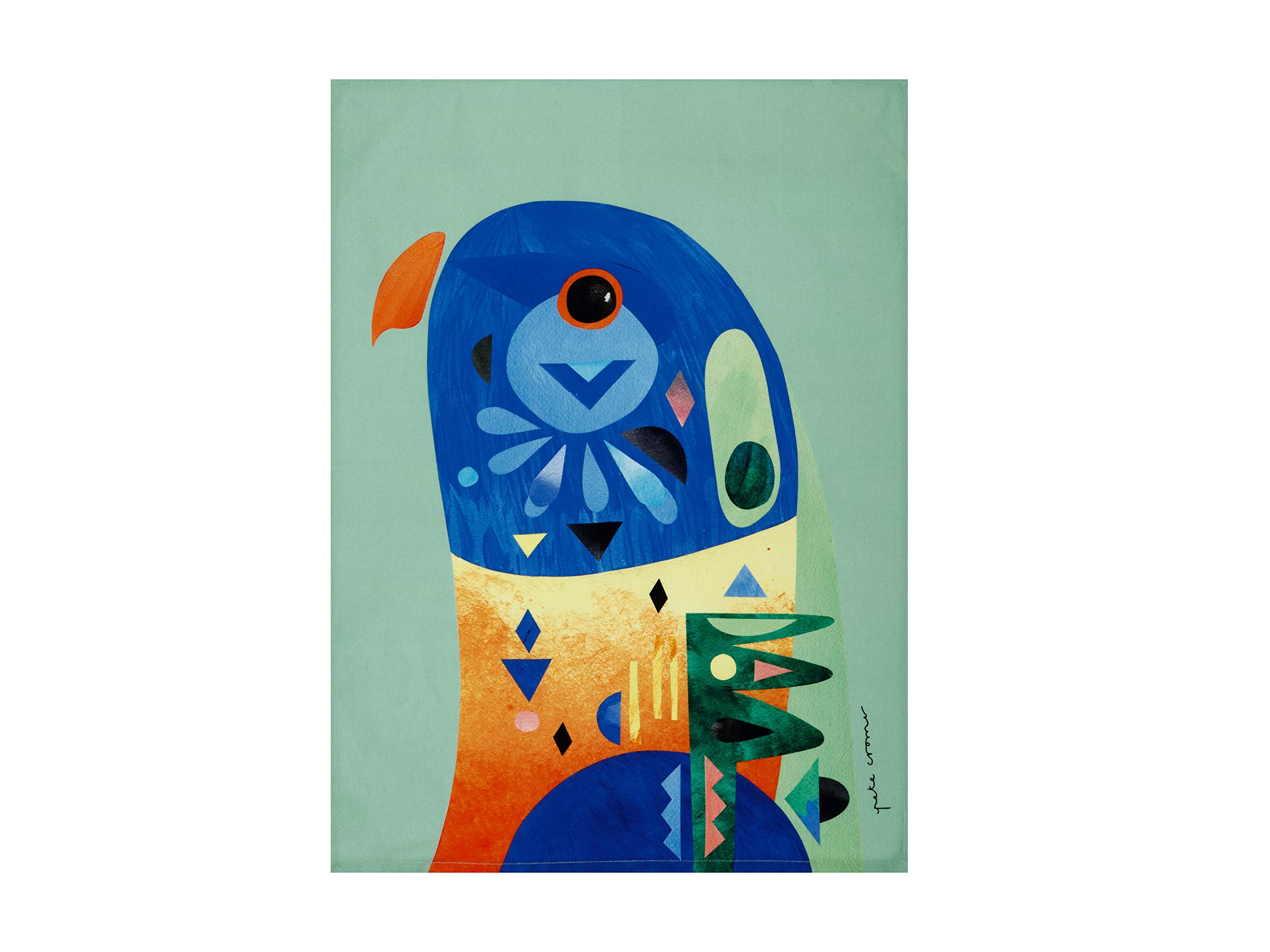 Maxwell & Williams Pete Cromer Bird Tea Towel, Lorikeet Print, 1% Cotton, 7 x 5 cm