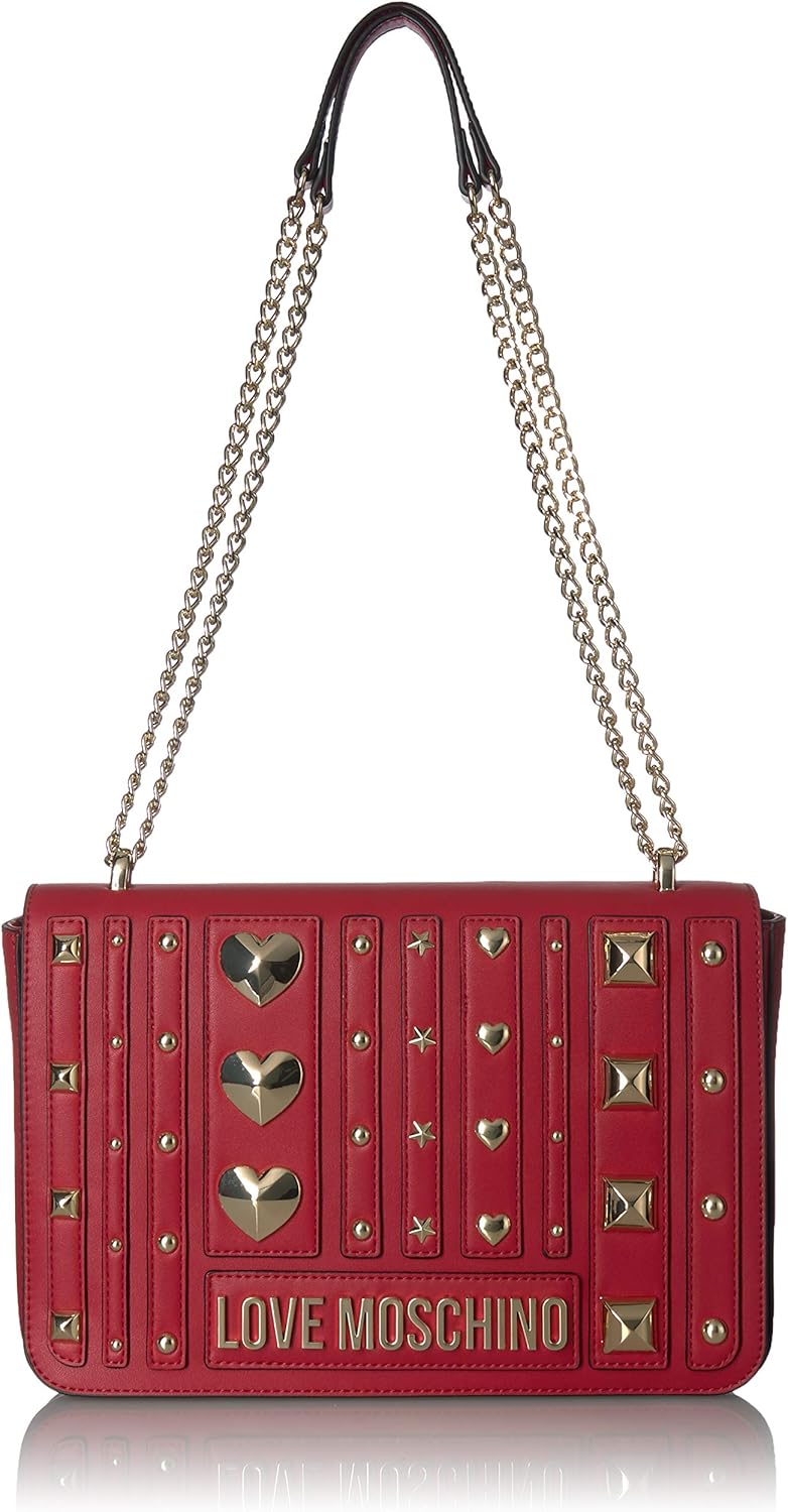 red love moschino bag