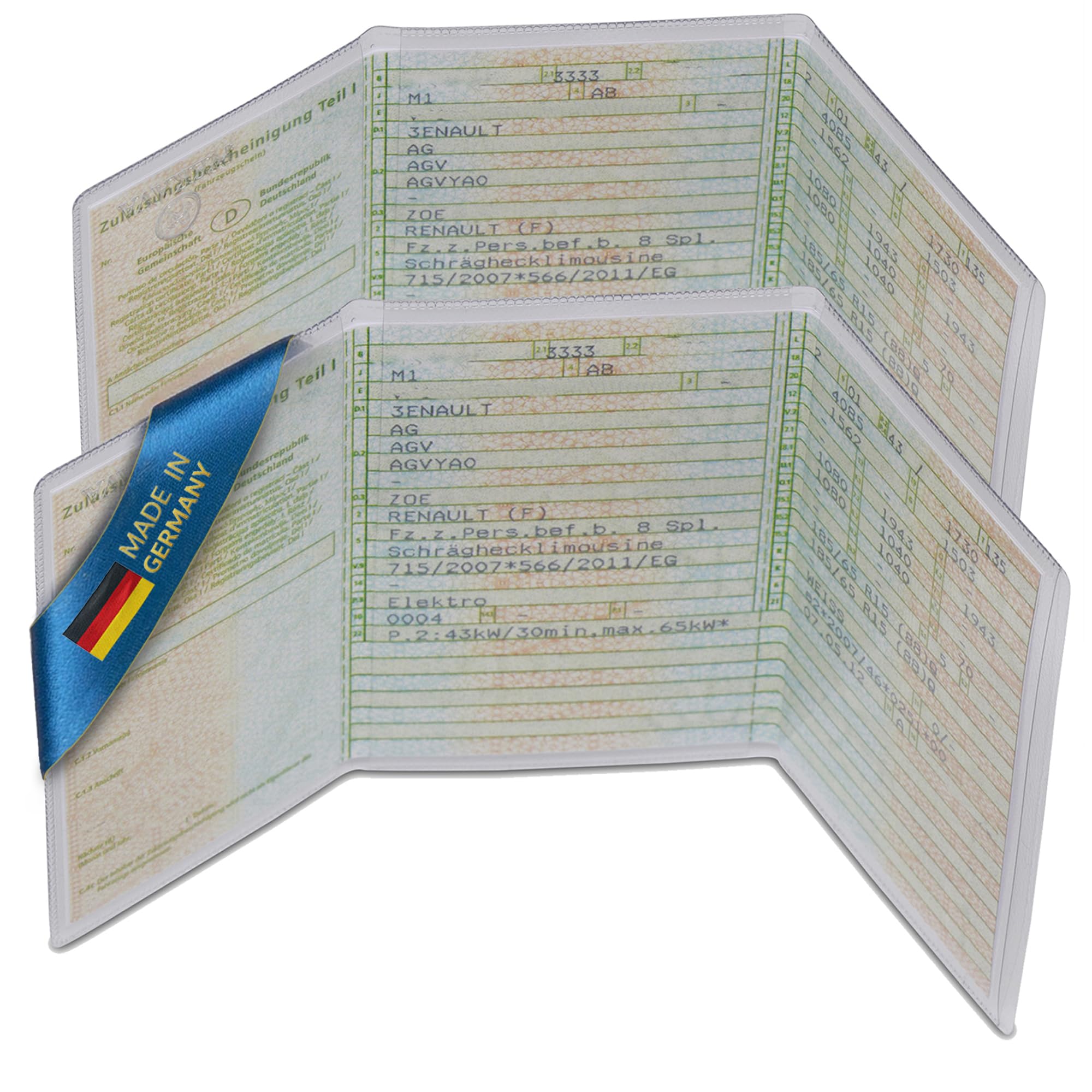 Pack of 2 Nekava Car License Holder is the perfect ID holder for your registration document.The transparent protective cover made of high quality PVC protects your licence from dirt, dust and water.