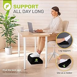 ErgoFoam Foot Rest for Under Desk at Work