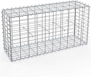 Toolerando Gabione Steinkorb Gabionenzaun Gitterkorb, 100 x 50 x 30 cm, inkl. Distanzhalter