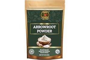 SPICE MAGIC THE TASTE OF MAGIC Spice Magic Arrowroot Powder, 8 oz (226g) - Premium Gluten-Free Thickener, Perfect for Sauces, Gravies, Baking, and Soups.