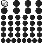 GEEHUA 40 Pcs Black Buttons, Fabric Cloth Covered with Metal Shank Round Button Tuxedo Suit Vintage Black Coat Sewing Buckle Jacket Coat Blouse Jeans Dress Bridal Gowns Buttons(18mm/15mm/10mm)