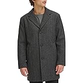 DOCKERS mens Henry Wool Blend Top Coat (Regular and Big & Tall Sizes)