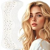 Glitter Freckles Face Tattoo,10pcs Gold Sparkle Freckles | Glitter Freckles for Face,Face Glitter Makeup Patches