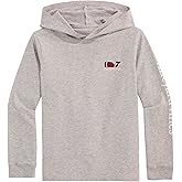vineyard vines boys Boys' Football Whale Hoodie Tee