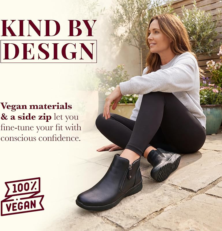 Donna Lovely Vibe Fall In Bloom Boots, Black Microleather, 37 EU