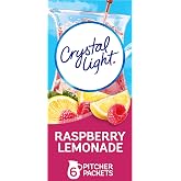 Crystal Light Raspberry Lemonade Drink Mix (6 Pitcher Packets)