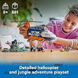 LEGO City Jungle Explorer Helicopter at Base Camp 60437 5 Minifigures view 2