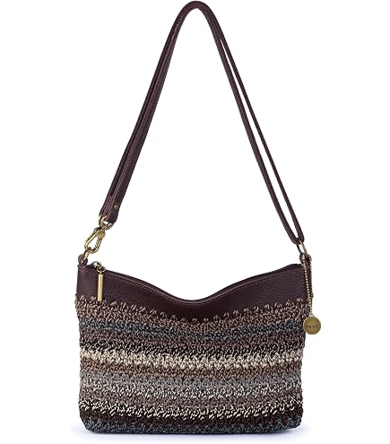 The Sak Women's crossbody Black 11in L x 1.5in W x 11in H; Drop